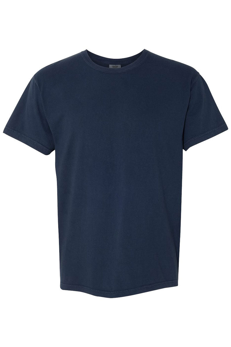 Pumpkin Spice And Football Lights Comfort Colors Adult Ring-Spun Cotton Tee