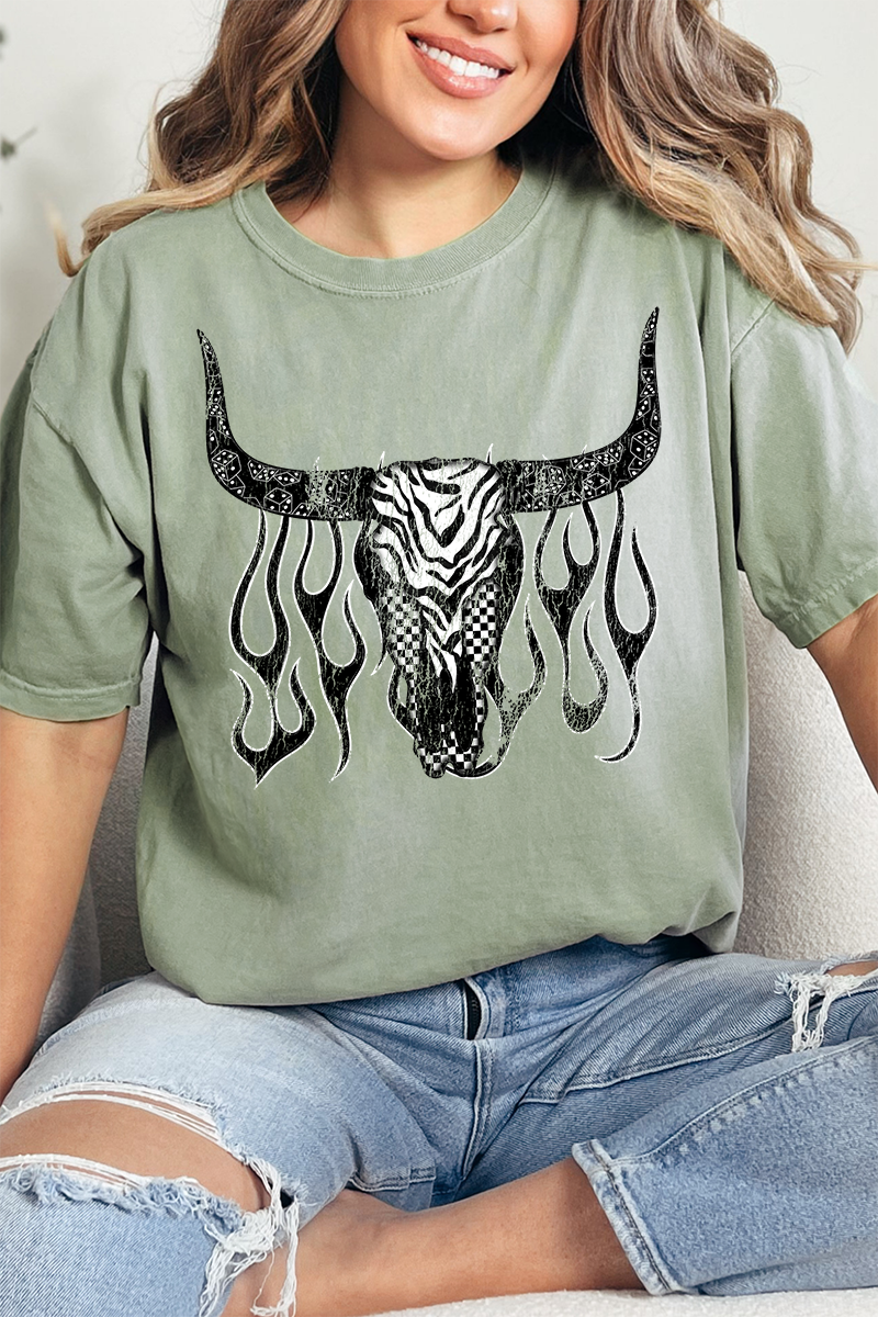 Smokin' Steer Comfort Colors Adult Ring-Spun Cotton Tee