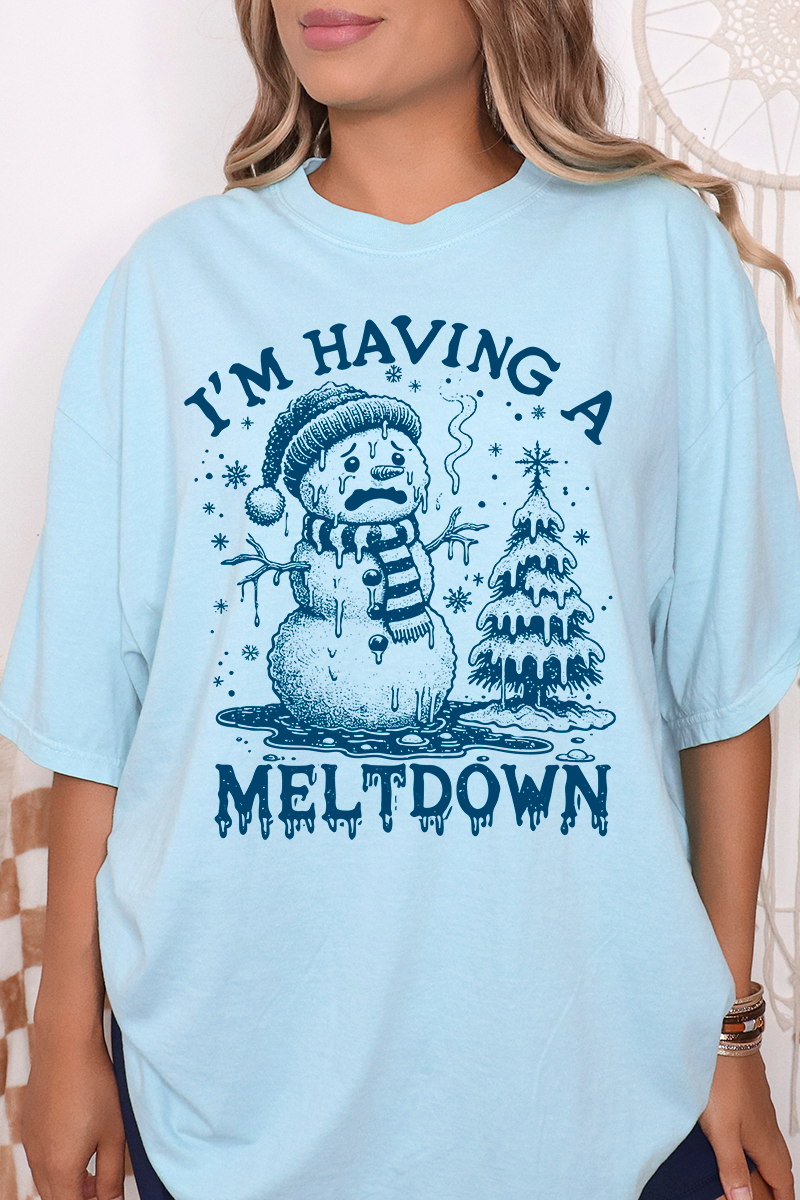 I'm Having A Meltdown Comfort Colors Adult Ring-Spun Cotton Tee