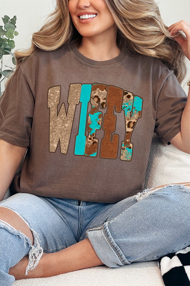 Leopard Love Wifey Comfort Colors Adult Ring-Spun Cotton Tee