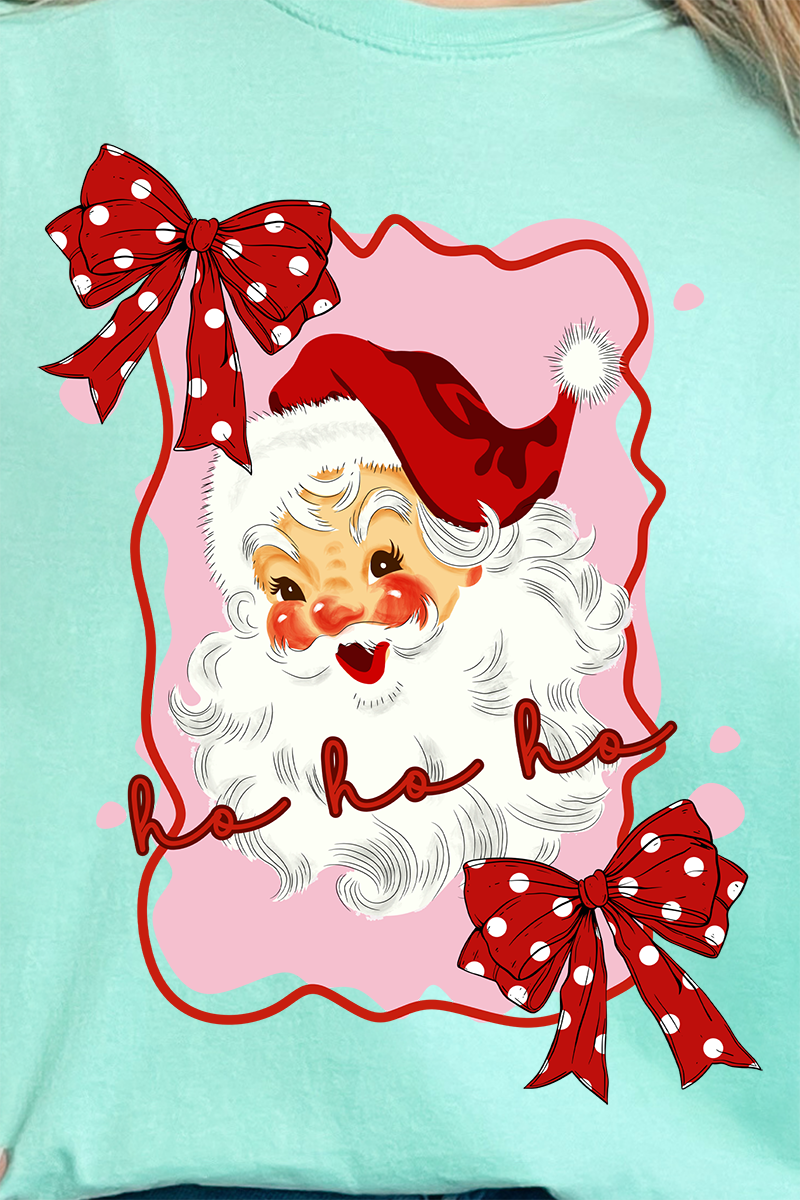 Preppy Santa Coquette Comfort Colors Adult Ring-Spun Cotton Tee