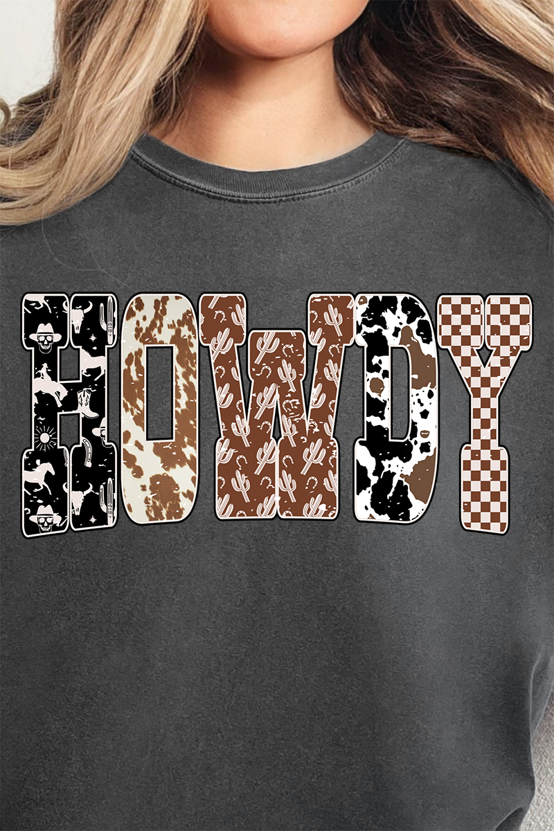 Howdy And Hide Comfort Colors Adult Ring-Spun Cotton Tee