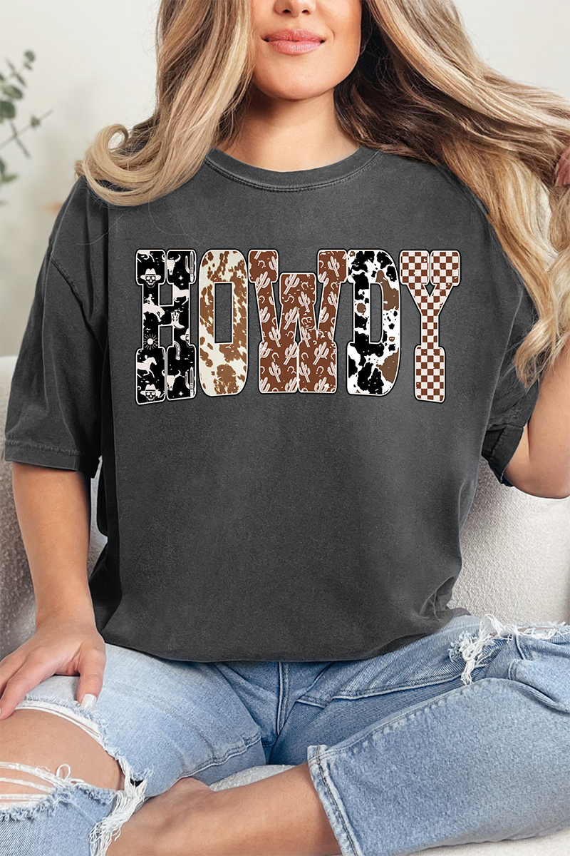 Howdy And Hide Comfort Colors Adult Ring-Spun Cotton Tee