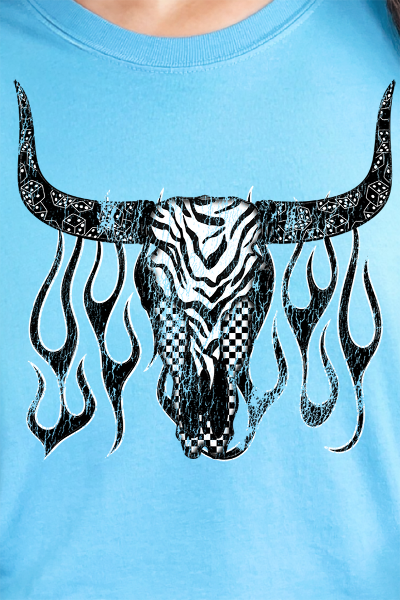 Smokin' Steer Comfort Colors Adult Ring-Spun Cotton Tee