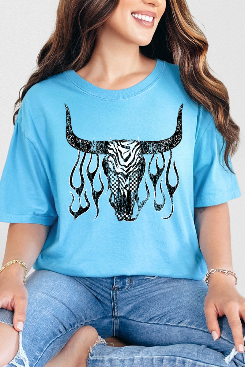 Smokin' Steer Comfort Colors Adult Ring-Spun Cotton Tee