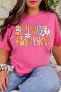 Grateful & Groovy Comfort Colors Adult Ring-Spun Cotton Tee
