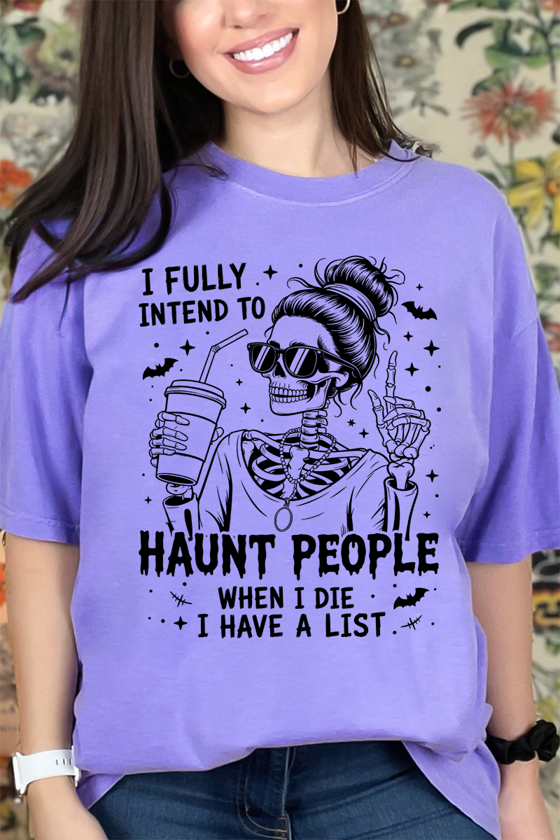 Haunt People Comfort Colors Adult Ring-Spun Cotton Tee