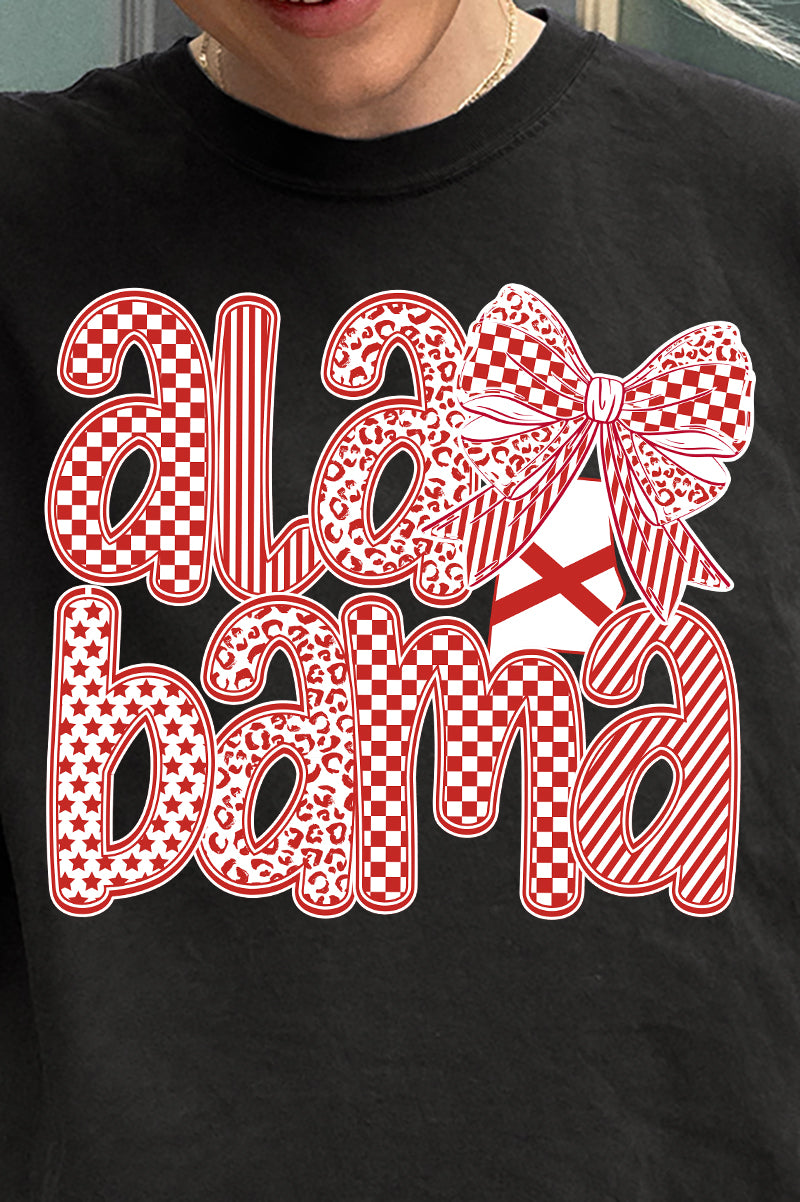 Alabama Ties Comfort Colors Adult Ring-Spun Cotton Tee