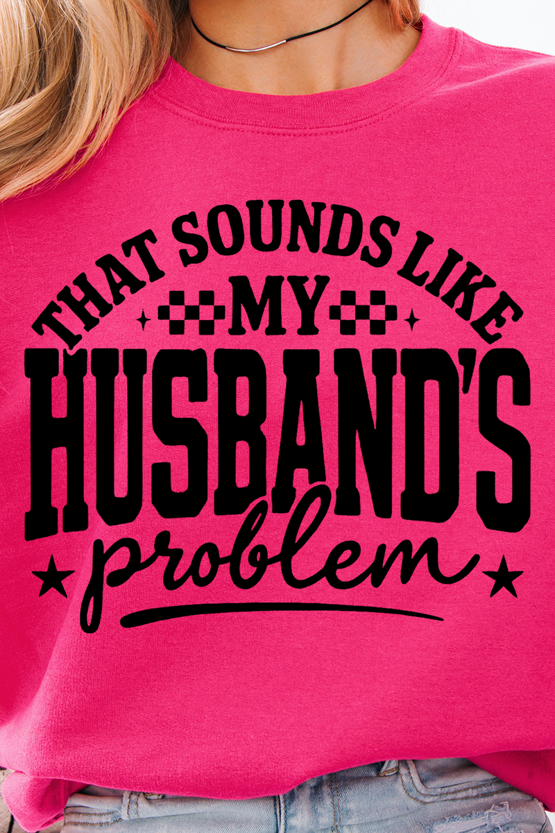 Husband's Problem Heavy-weight Crew Sweatshirt product image 2