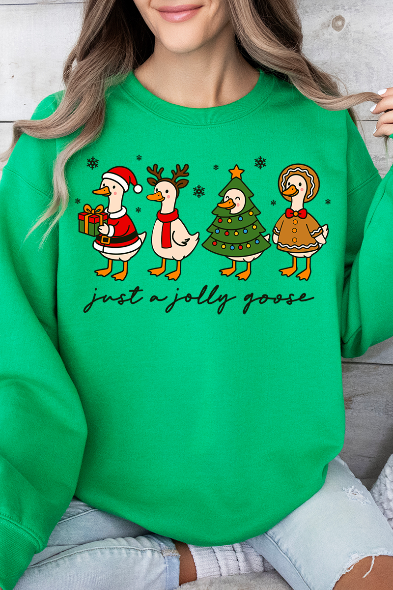 Just A Jolly Goose Heavy-weight Crew Sweatshirt product image 1