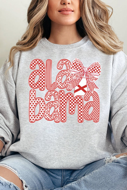 Alabama Ties Heavy-weight Crew Sweatshirt product image 1