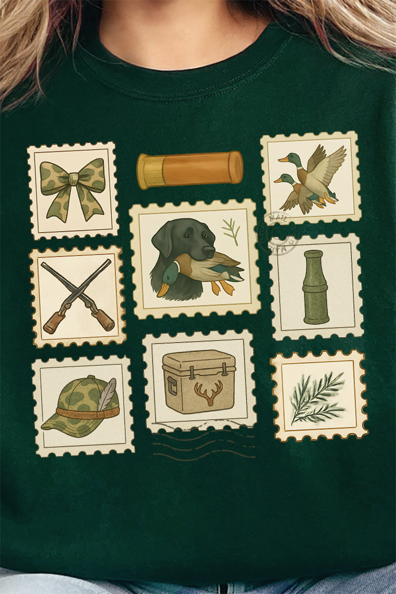 Hunting Stamps Heavy-weight Crew Sweatshirt product image 2