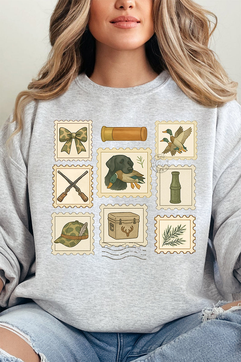 Hunting Stamps Heavy-weight Crew Sweatshirt product image 10