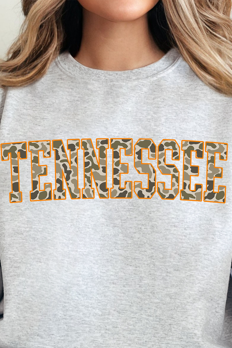 Orange Tennessee Camo Unisex NuBlend Crew Sweatshirt product image 5