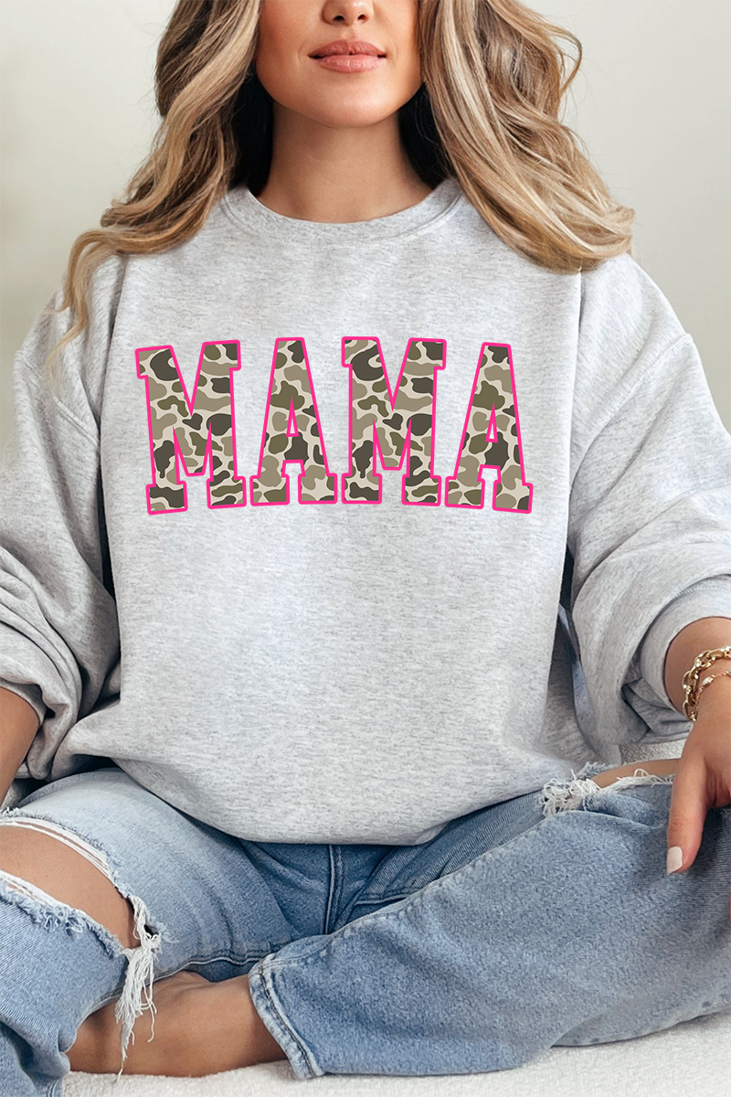Pink Mama Camo Unisex NuBlend Crew Sweatshirt product image 1