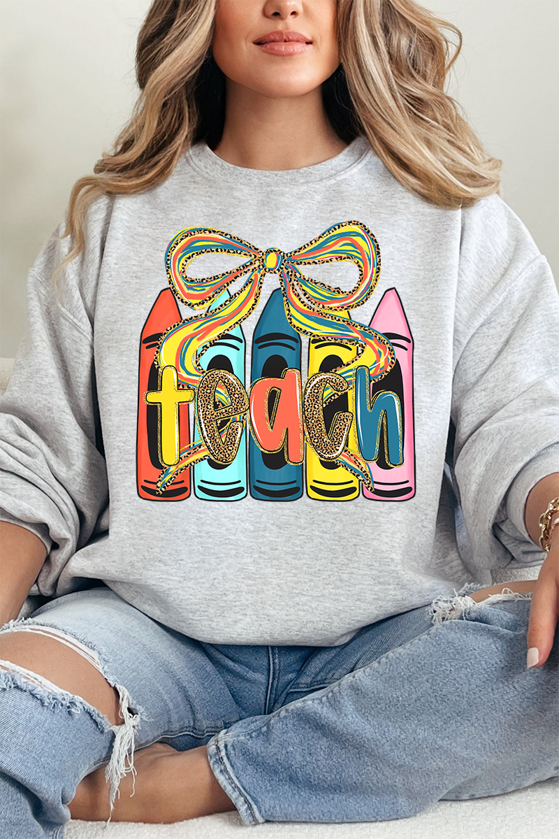 Teach And Tie Unisex NuBlend Crew Sweatshirt product image 4