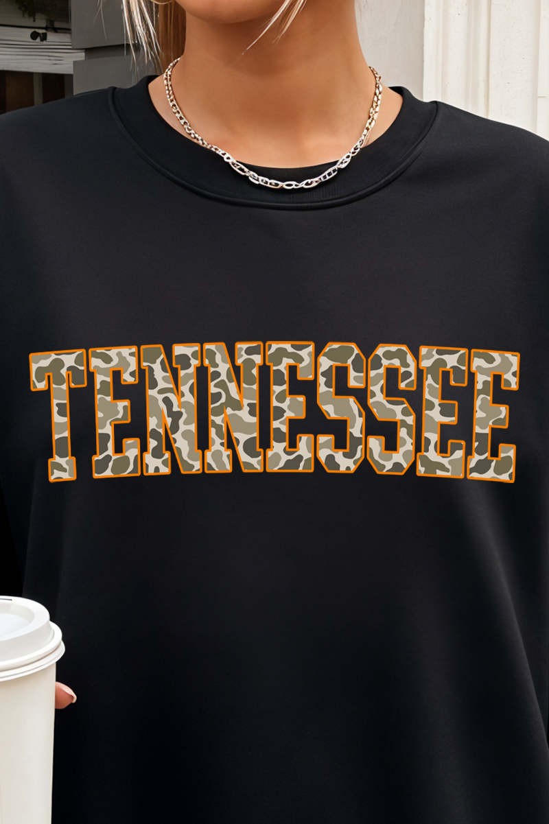 Orange Tennessee Camo Unisex NuBlend Crew Sweatshirt product image 2