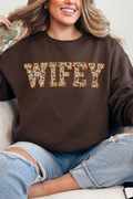Orange Wifey Camo Unisex NuBlend Crew Sweatshirt product image 1