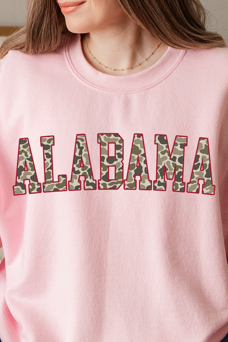 Crimson Alabama Camo Unisex NuBlend Crew Sweatshirt product image 2