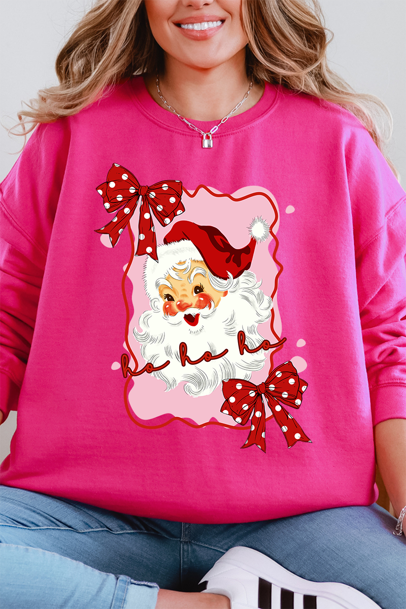 Preppy Santa Coquette Unisex NuBlend Crew Sweatshirt product image 1