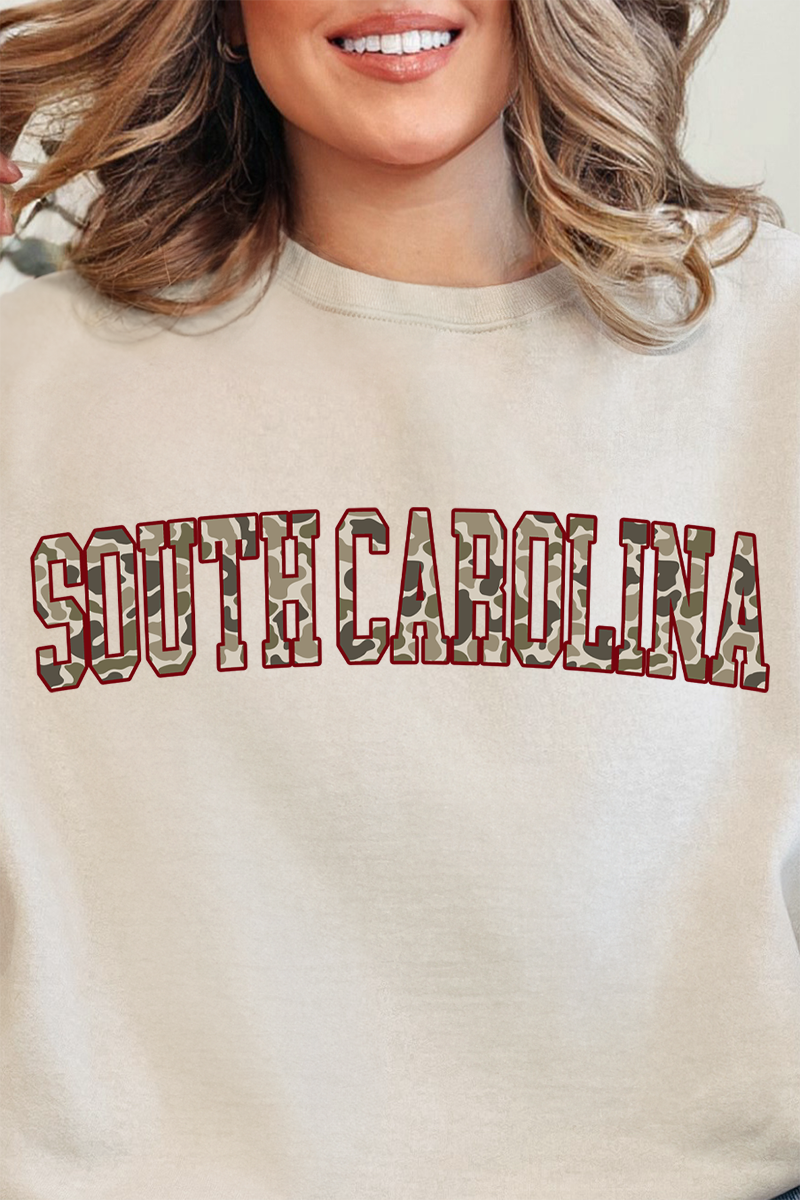 Garnet South Carolina Camo Unisex NuBlend Crew Sweatshirt product image 2