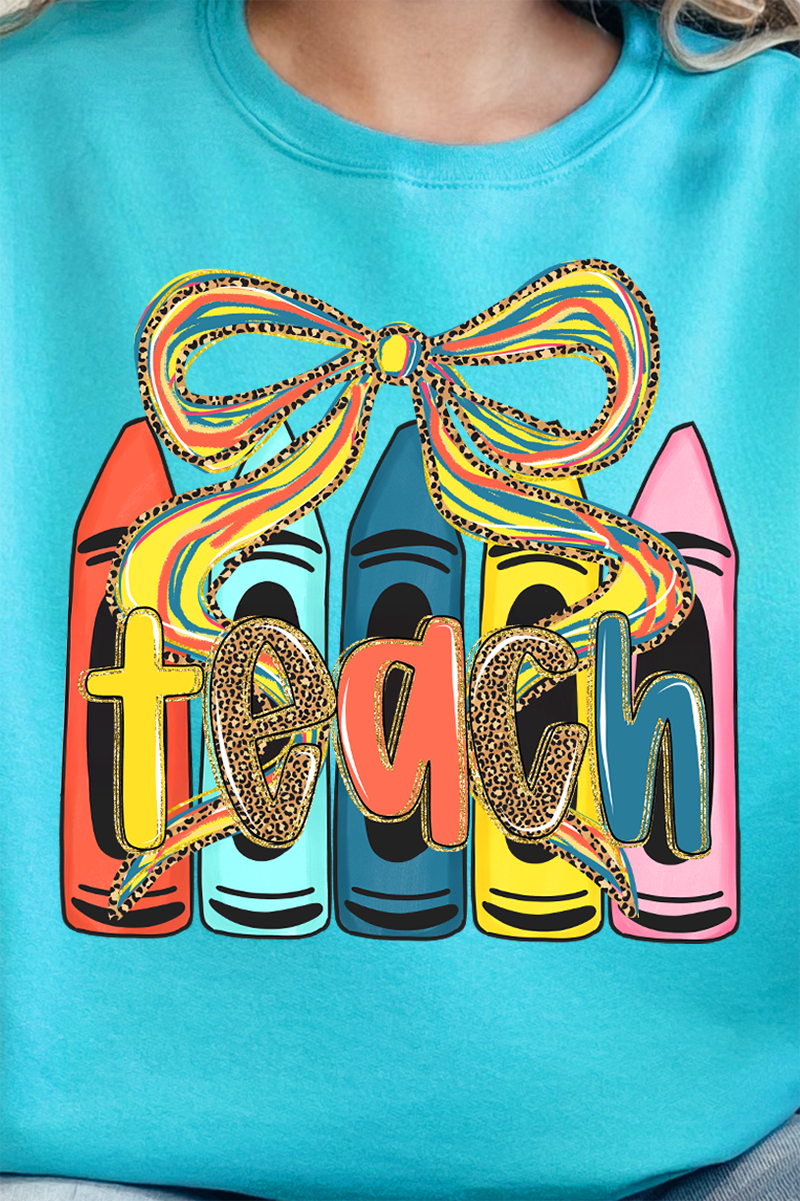 Teach And Tie Unisex NuBlend Crew Sweatshirt product image 2