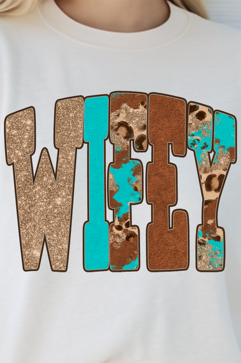Leopard Love Wifey Unisex NuBlend Crew Sweatshirt product image 2