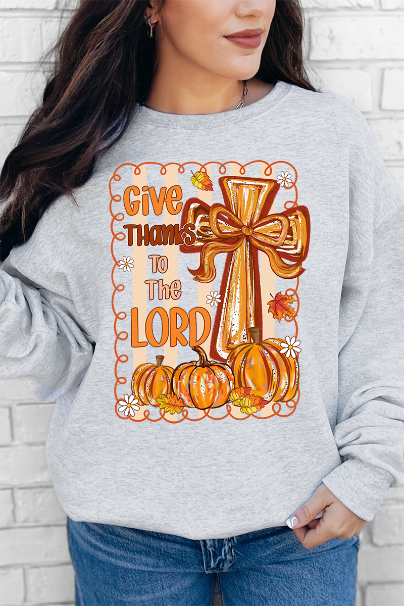 Coquette Cross Give Thanks Unisex NuBlend Crew Sweatshirt product image 1