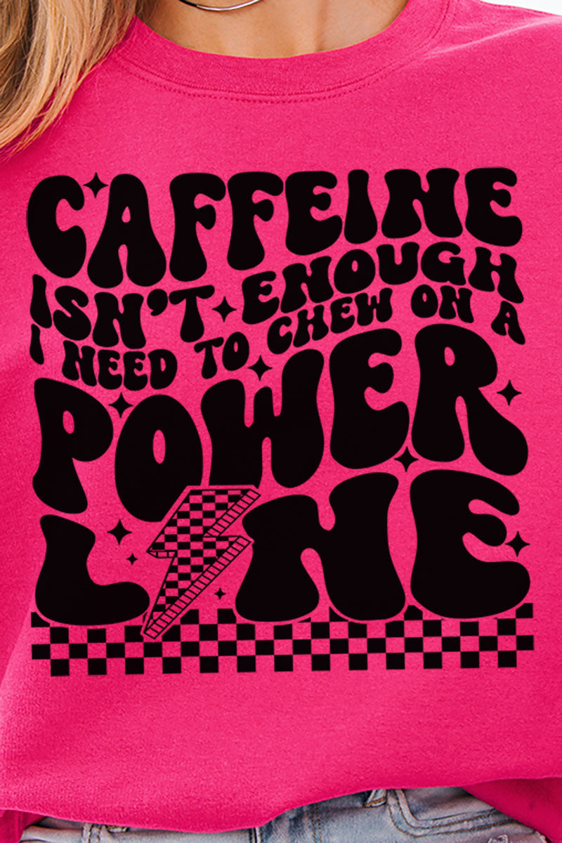 Caffeine Isn't Enough Unisex NuBlend Crew Sweatshirt product image 2