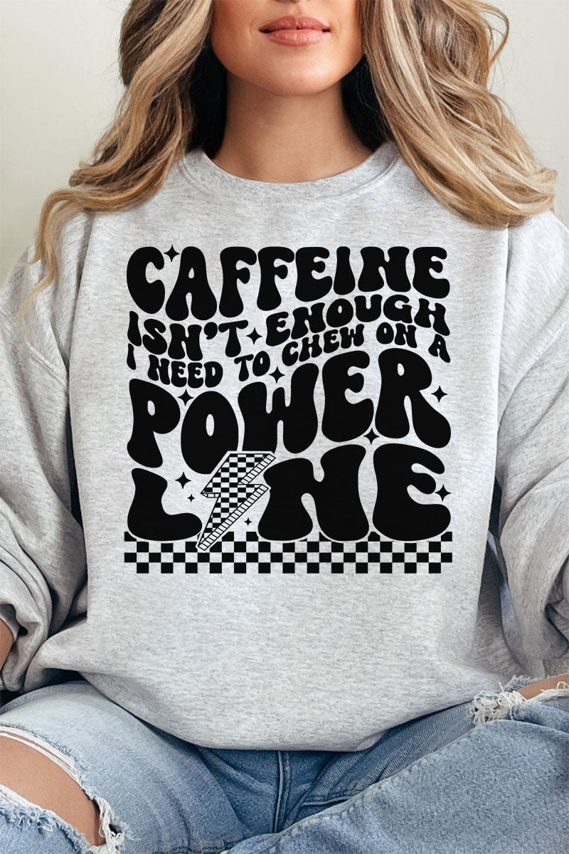 Caffeine Isn't Enough Unisex NuBlend Crew Sweatshirt product image 13
