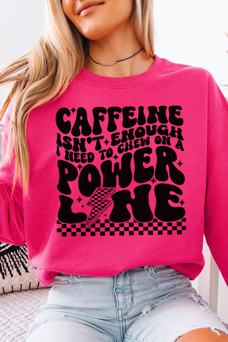 Caffeine Isn't Enough Unisex NuBlend Crew Sweatshirt product image 1