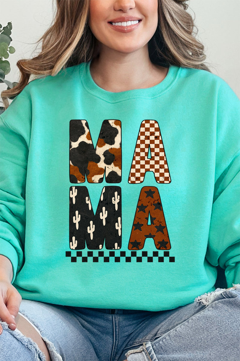 Cow Cactus Mama Unisex NuBlend Crew Sweatshirt product image 1