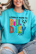 Literally Born To Dilly Dally Unisex NuBlend Crew Sweatshirt product image 1