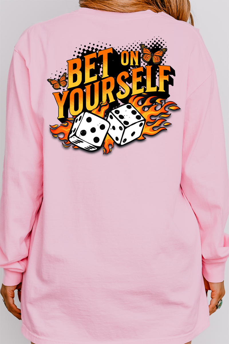 Bet On Yourself Front & Back Design Comfort Colors product image 5