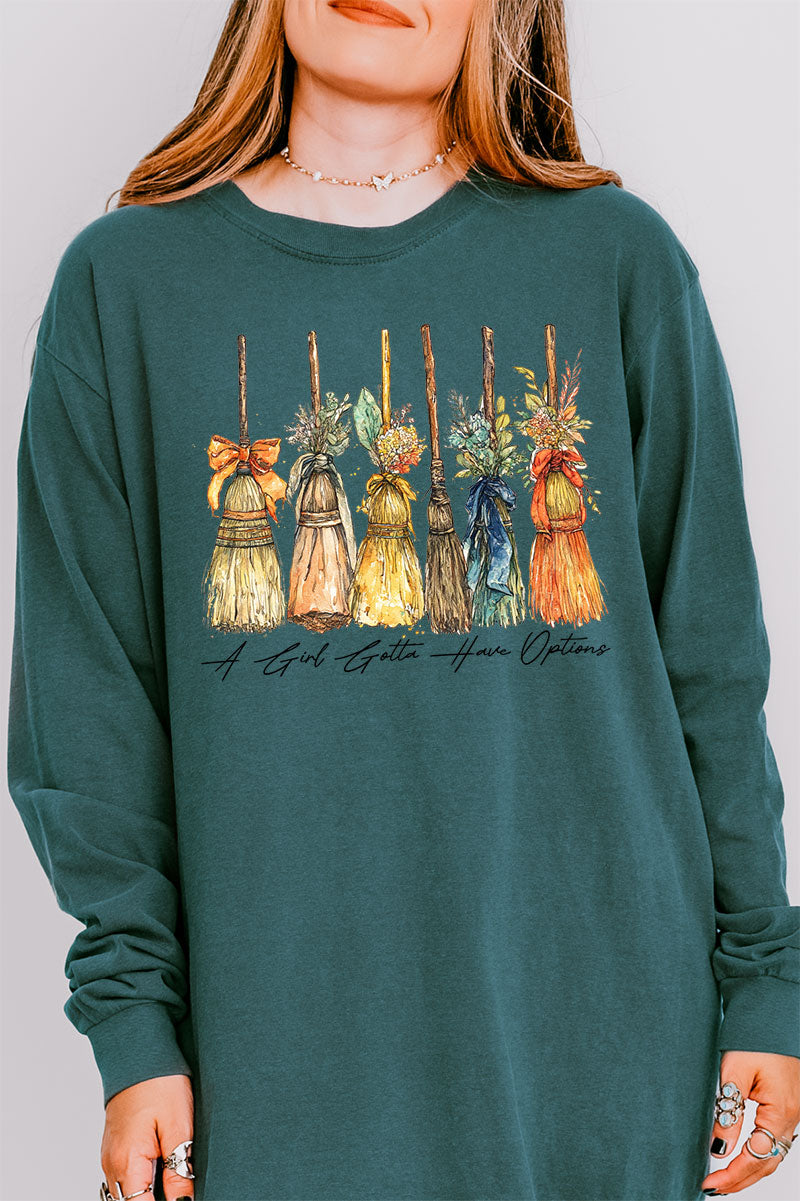 Broom Service Comfort Colors Heavyweight Long Sleeve T-Shirt product image 3