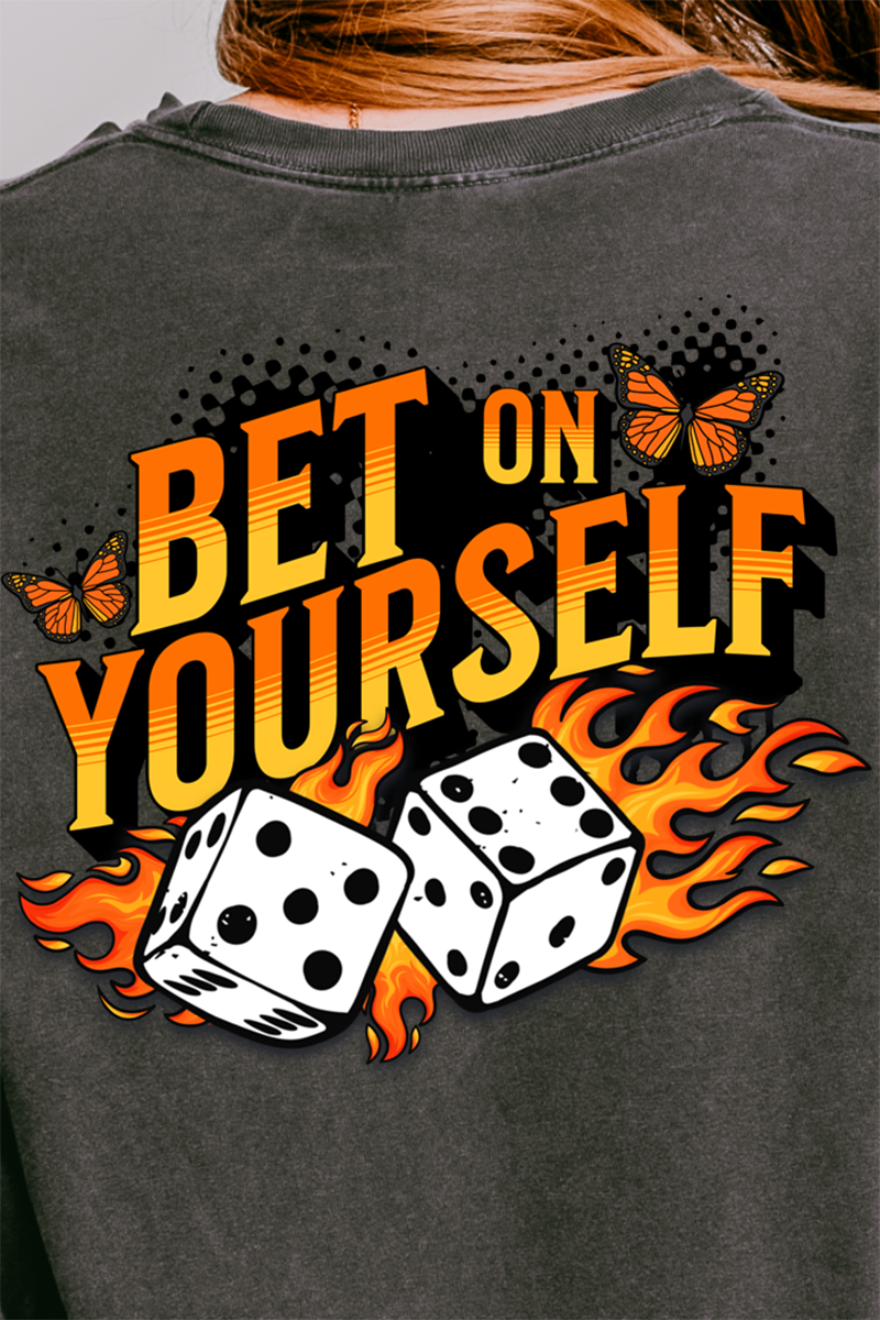 Bet On Yourself Front & Back Design Comfort Colors product image 3