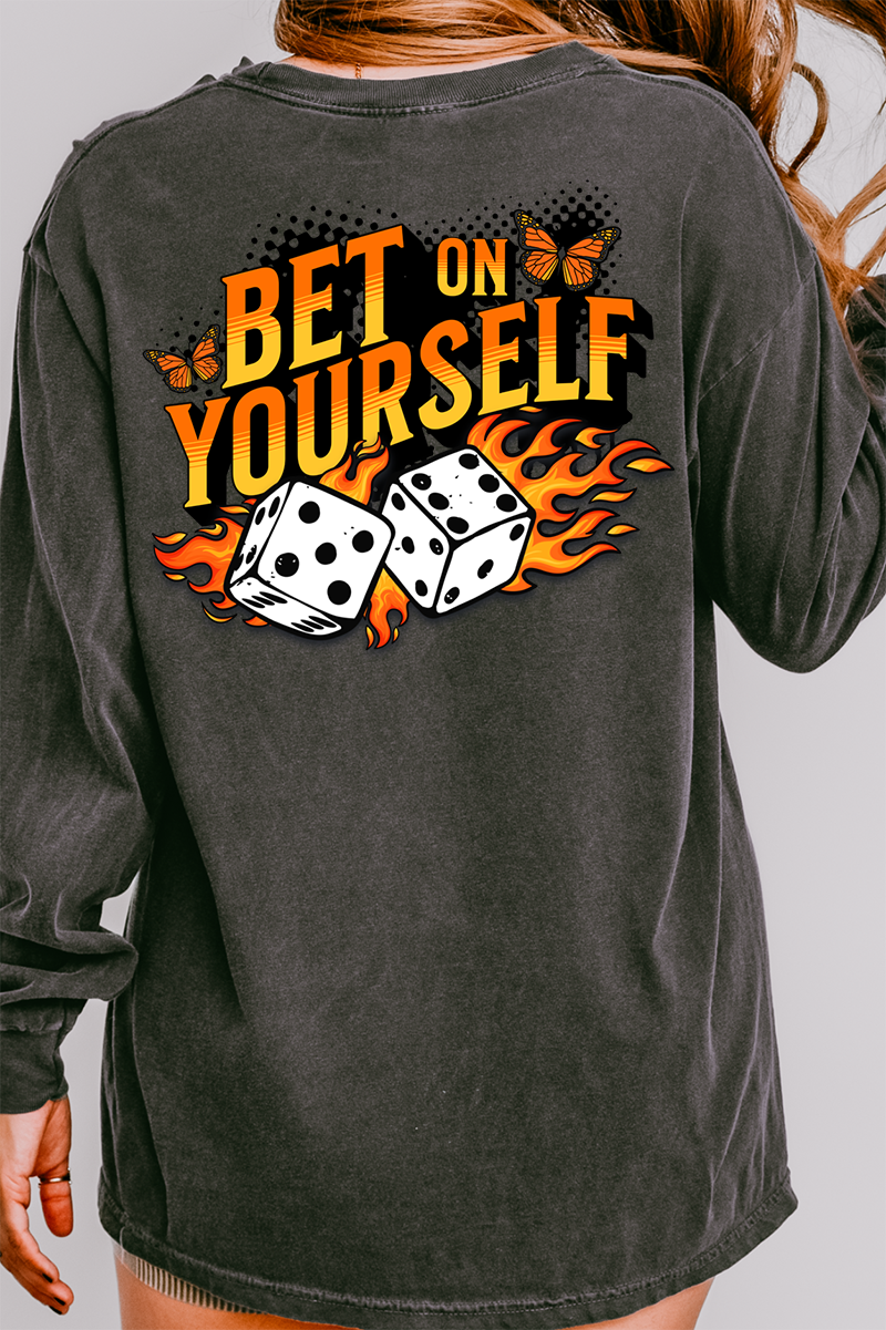Bet On Yourself Front & Back Design Comfort Colors product image 4