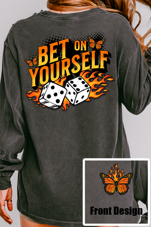Bet On Yourself Front & Back Design Comfort Colors product image 1