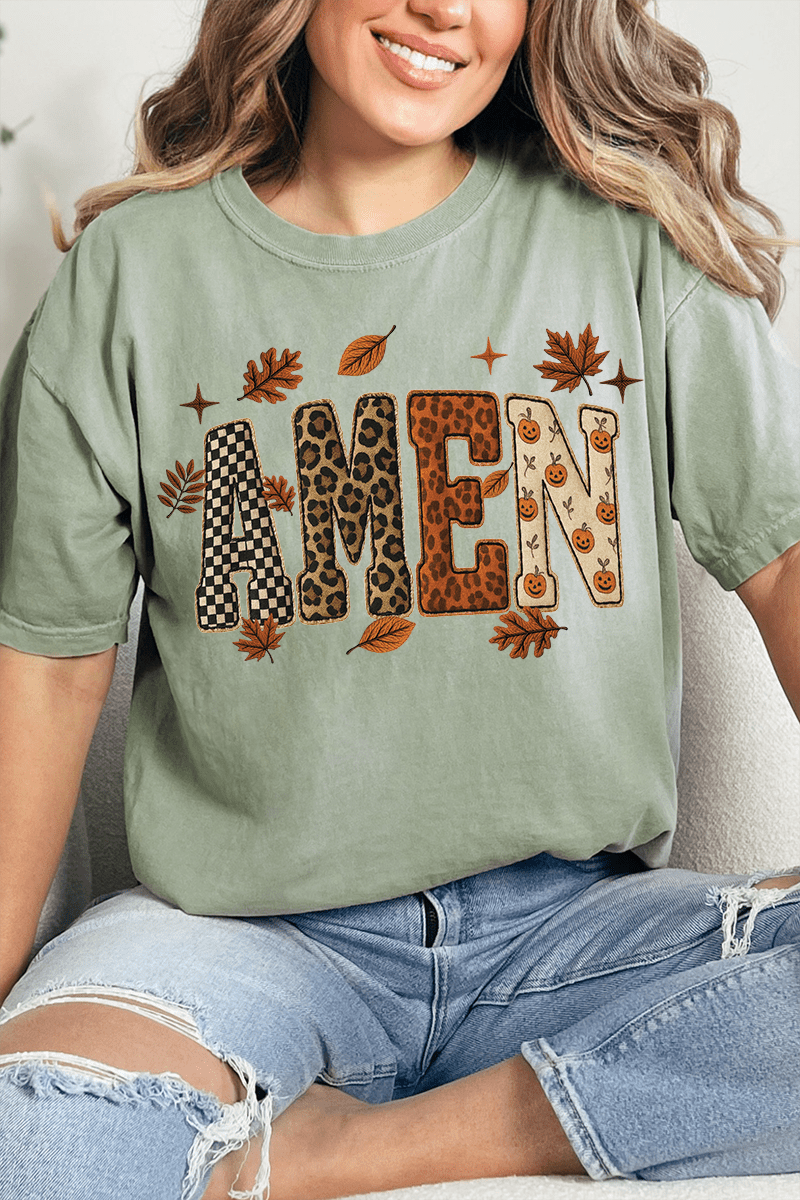 Autumn Amen Comfort Colors Adult Ring-Spun Cotton Tee