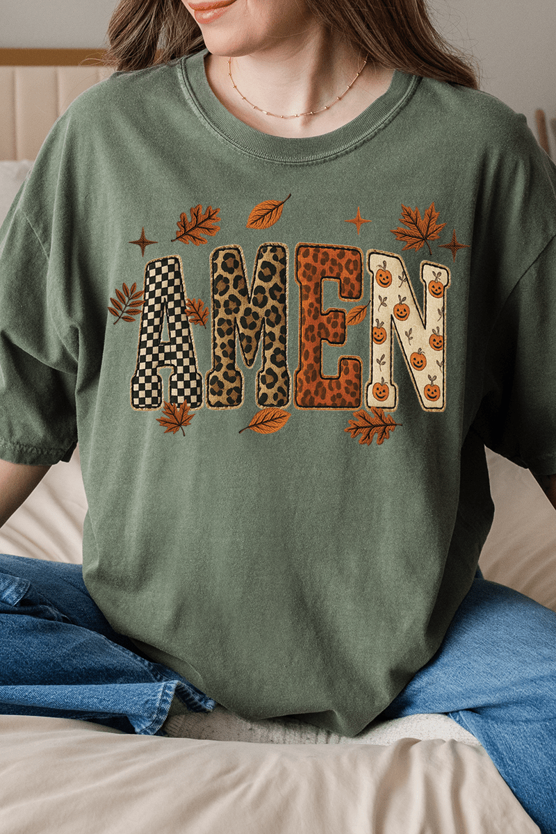Autumn Amen Comfort Colors Adult Ring-Spun Cotton Tee