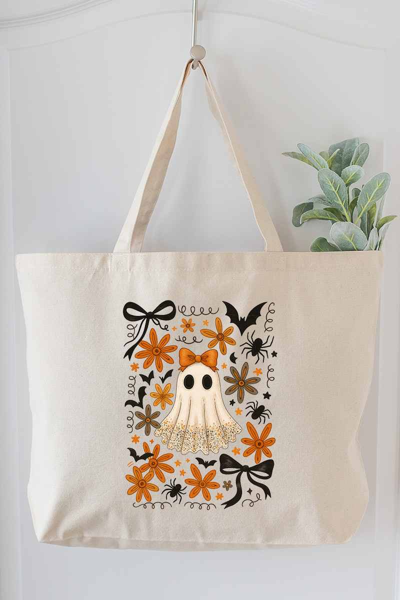 Boo'd Up Canvas Jumbo Tote
